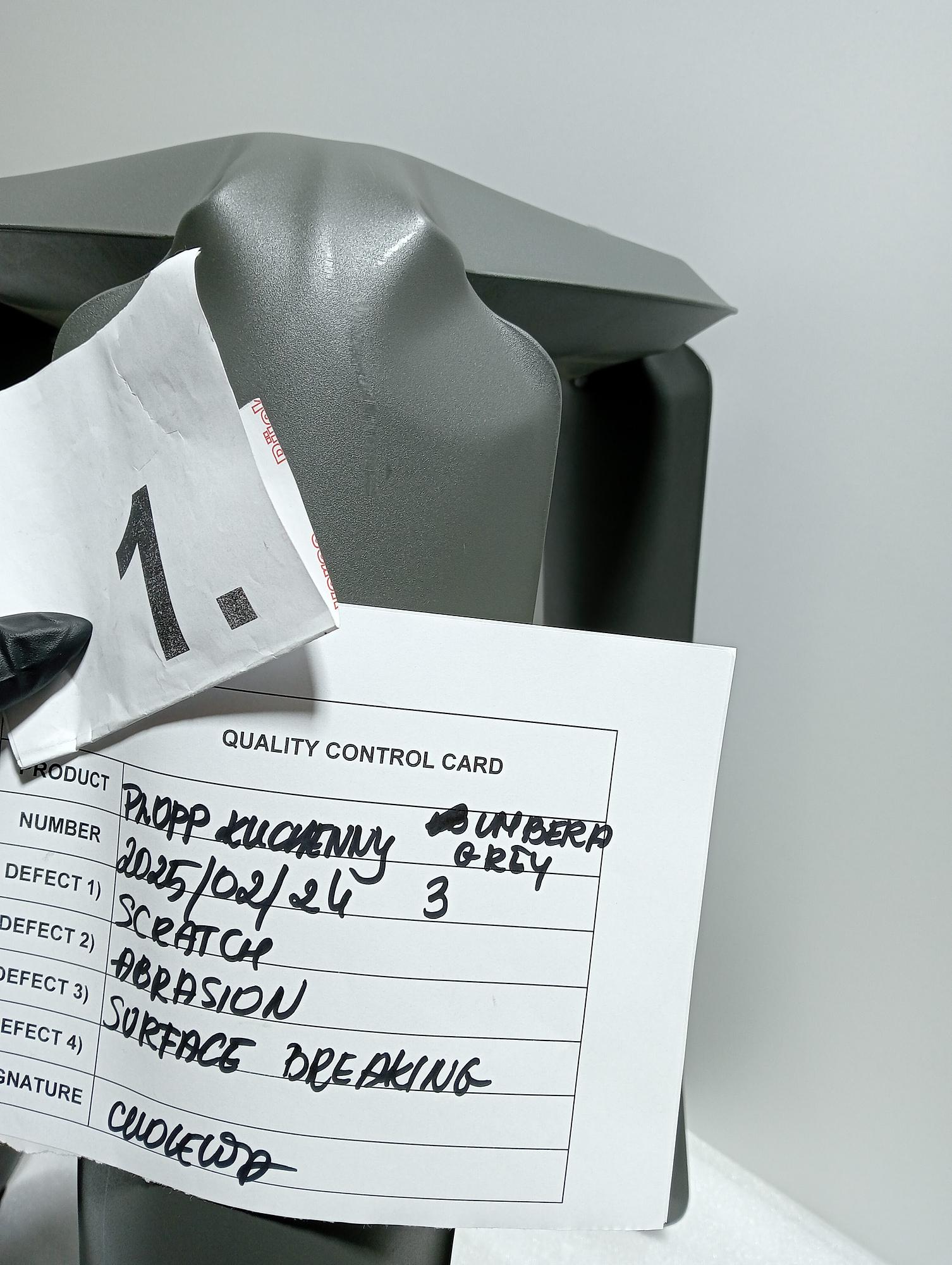 Plopp Kitchen Stool Steel Umbra Grey Matte 2