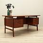 Teak desk wood veneer 1970s  7