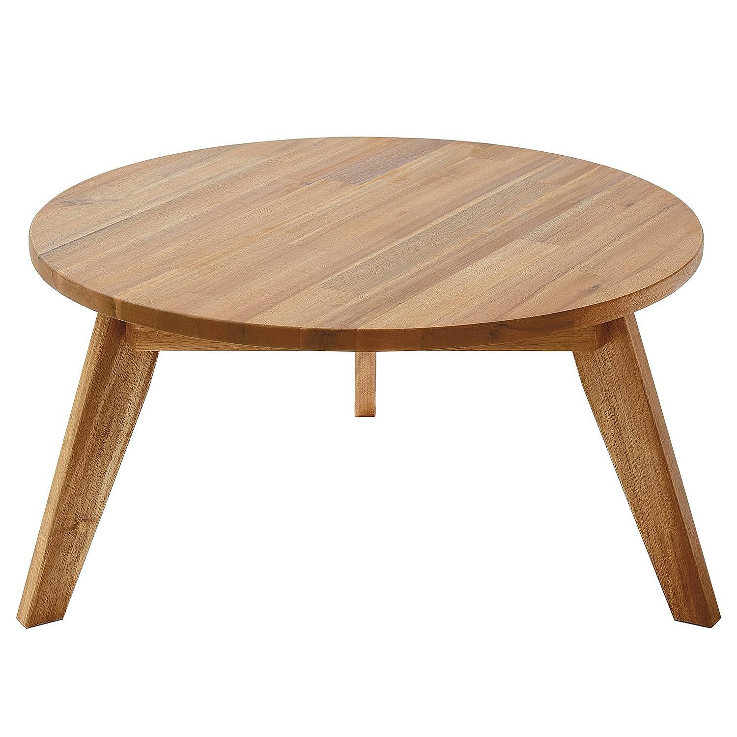 Beistelltisch Rope Island Akazienholz Braun Ø 57cm 0