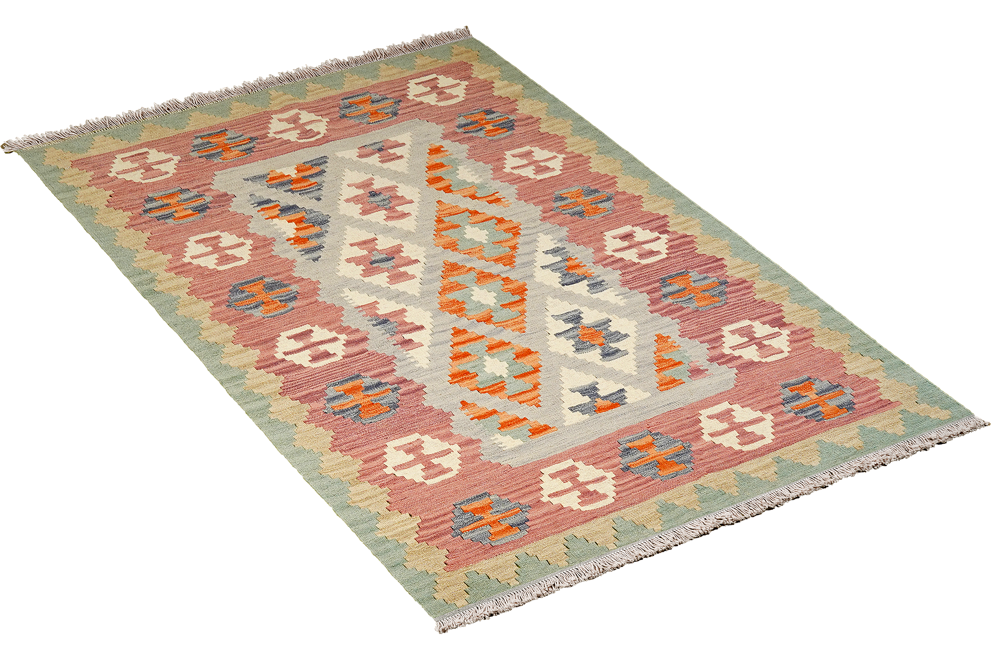 Kilim Gashgai Teppich Mehrfarbig 2