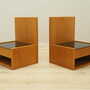 2x Hanging Nightstand Set Wood Brown 1960s 7