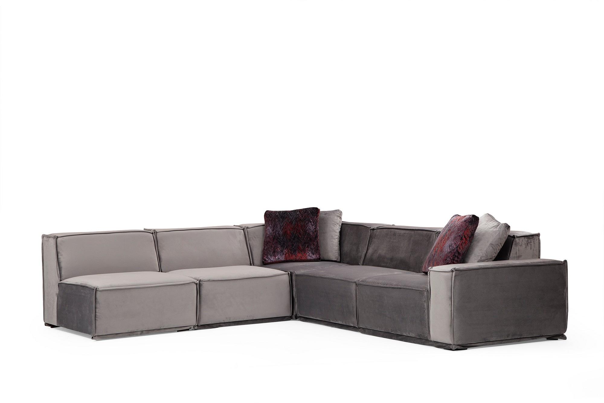 Lego 5 corner sofa grey 2