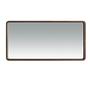 Wall mirror walnut veneer brown 1