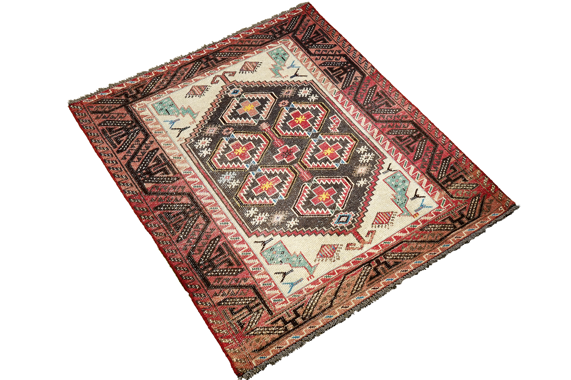 Heritage Roham Teppich Wolle Mehrfarbig 1