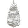 Hängelampe Papier Weiß 0