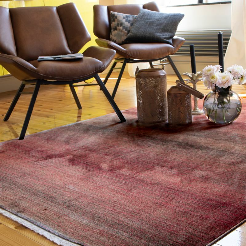 Laos Teppich Rot 80 x 150 cm 3