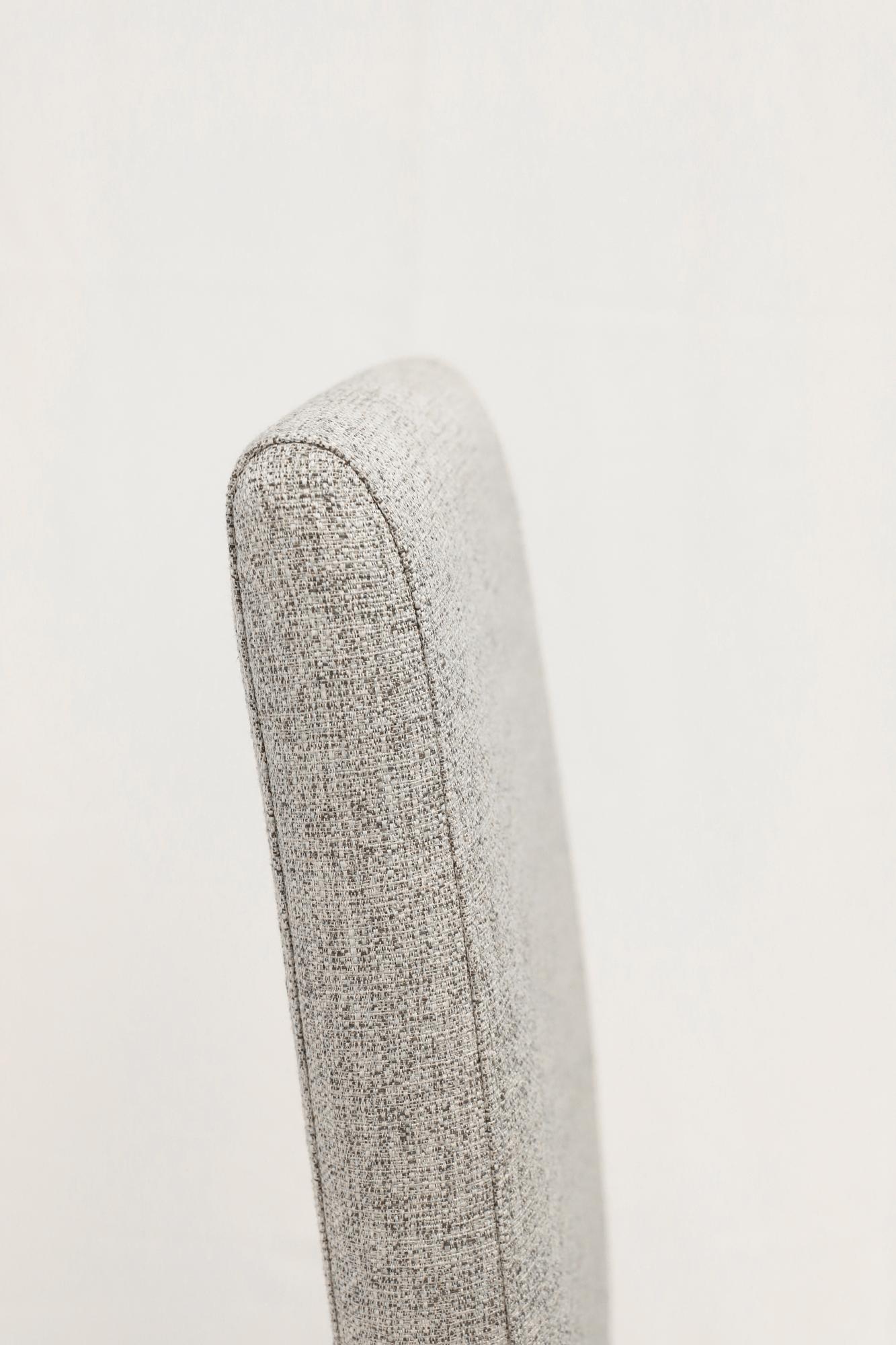 2x Sedia da pranzo Teddy legno grigio 7