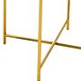 2x Avento Set aus zwei schwarz-goldenen Beistelltischen
 6