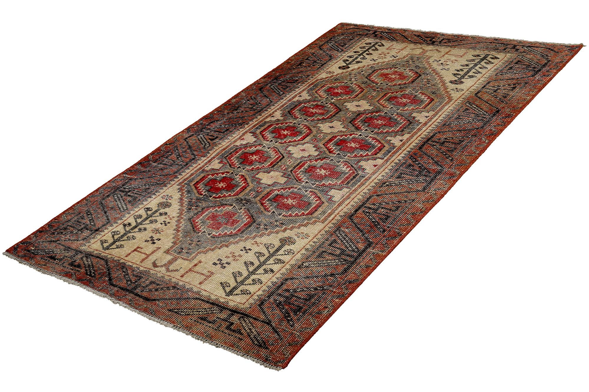 Heritage Teppich Wolle Mehrfarbig 3