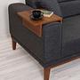 Liones 1053 Schlafsofa Set Anthrazit 1
