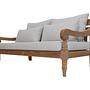 Bahama 2,5-Sitzer Loungesofa Teakholz 1
