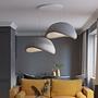 2-Flammig Wabi Sabi Driftgrains Pendelleuchte Beton Grau 0