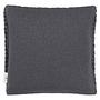 Kissenbezug Knit Baumwolle Anthrazit 1