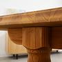 Dining table pine wood 1970s 11