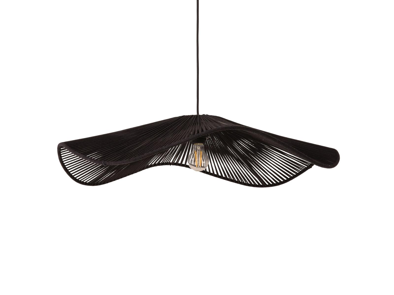 Palmier Pendelleuchte Metall Schwarz 58x58x13 cm 0