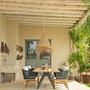 SOGNI Dining Chair Anthracite Teak Wood Cushion Limonta 2