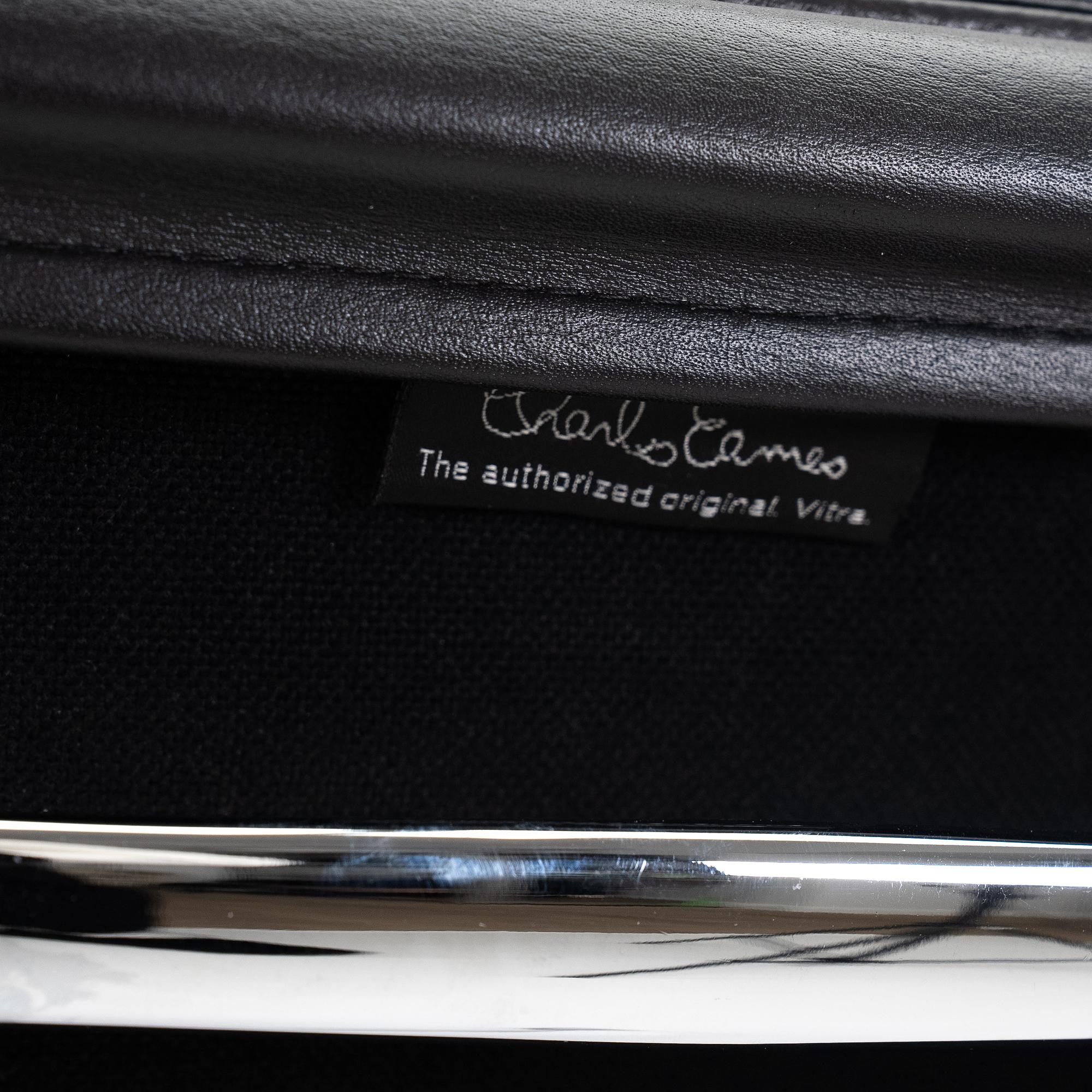 EA208 Bürostuhl Leder Schwarz von Vitra 9