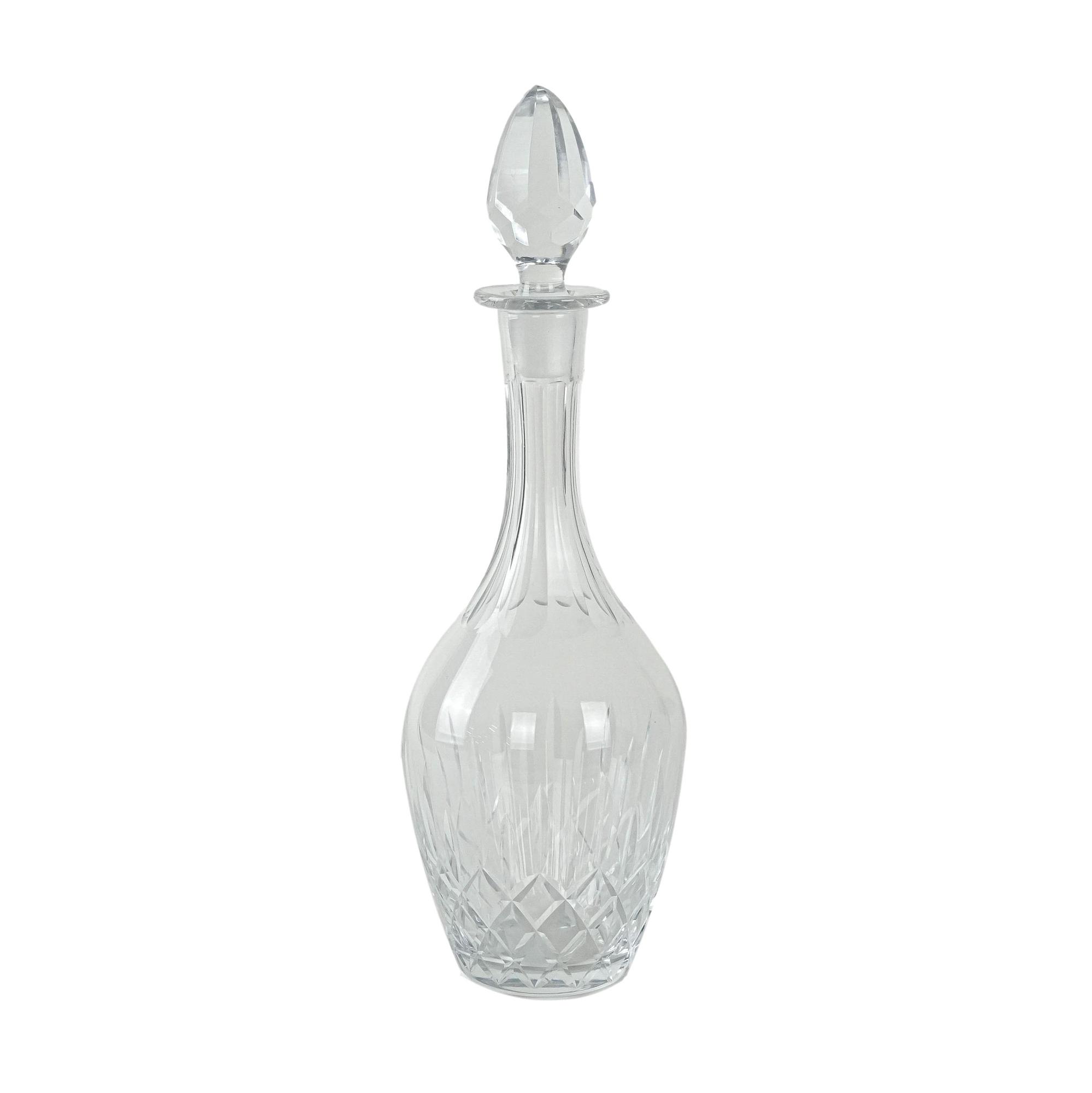 Crystal Carafe Transparent 1970s 0