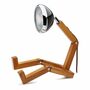 MR. WATTSON Tischleuchte Holz Metall Braun 0