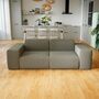 Pyllow Sofa 2-Sitzer Kiesgrau meliert 100% natürliche Wolle 4