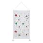 Santa Is Coming Advent Calendar Cotton 123x71cm 1