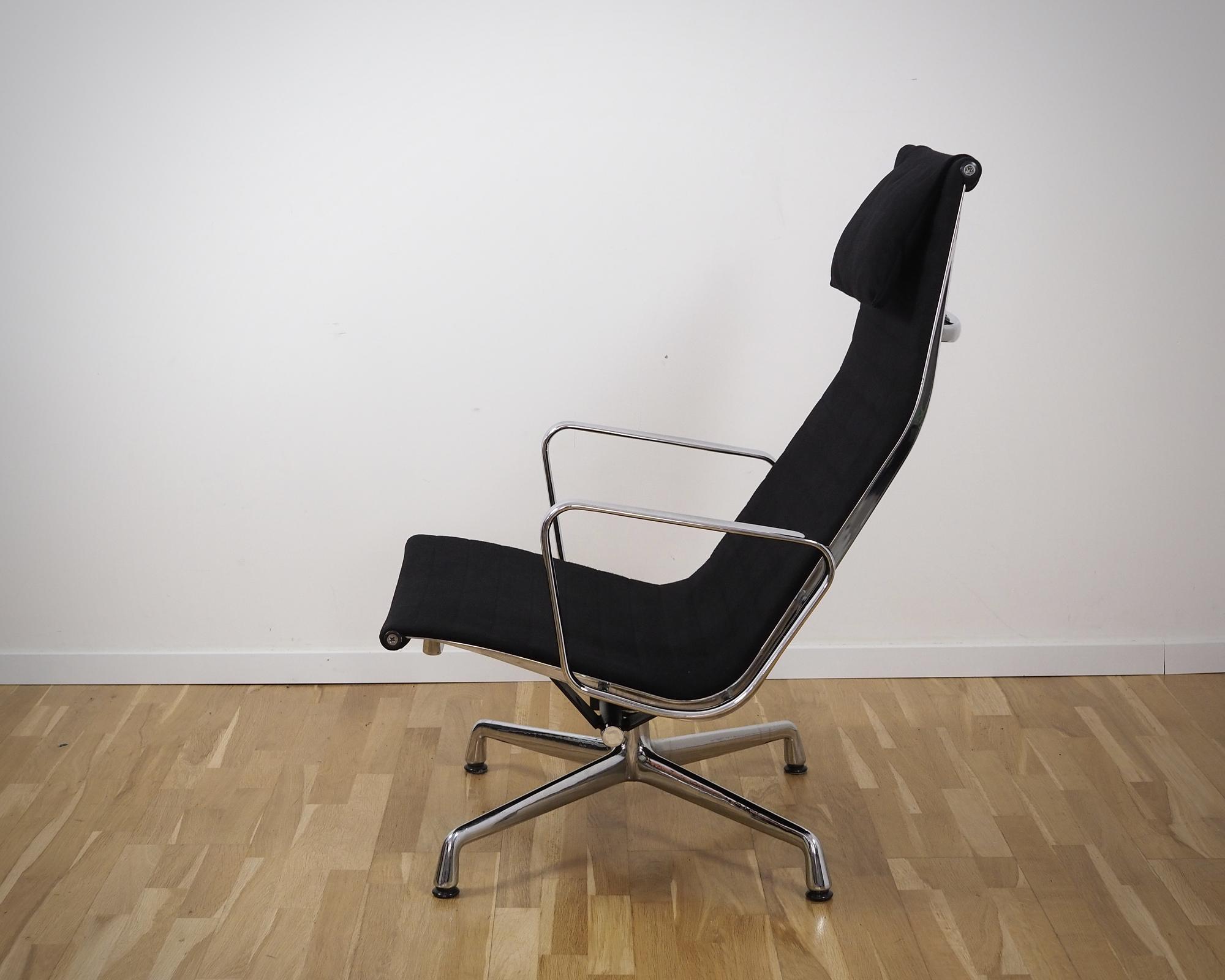 Aluminium Chair EA 124 & EA 125 Hopsack Schwarz 6