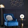 Oria Beistelltisch mit warm-metallicfarbenem Gestell
 3