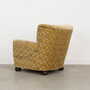 Armchair Textile Wood Yellow 1960s 4