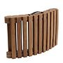 Gartenliege Yomi Klappbar Akazie Webstoff Beige 4