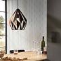 Pendant lamp Carlton I Steel Black Copper 2