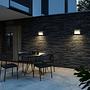 2-Flammig Wandleuchte Pontio Aluminium Beige 2