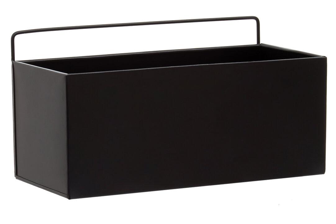 Ascher Wand-Pflanzkasten Schwarz 1