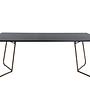 Petra Dining Table Copper in Used-Look Black Veneer 0