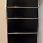 Tower Storage Unit Regal Metall Schwarz 2