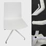 Flex SI1639 Office Chair Swivel Chair Aluminum White 3