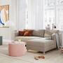 2x Kissen Posh Samt Rostrot 3