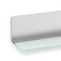Nexio Glasablage Edelstahl Glas 2