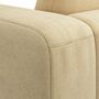 Valentino Sofa 2,5-Sitzer Textil Beige 6