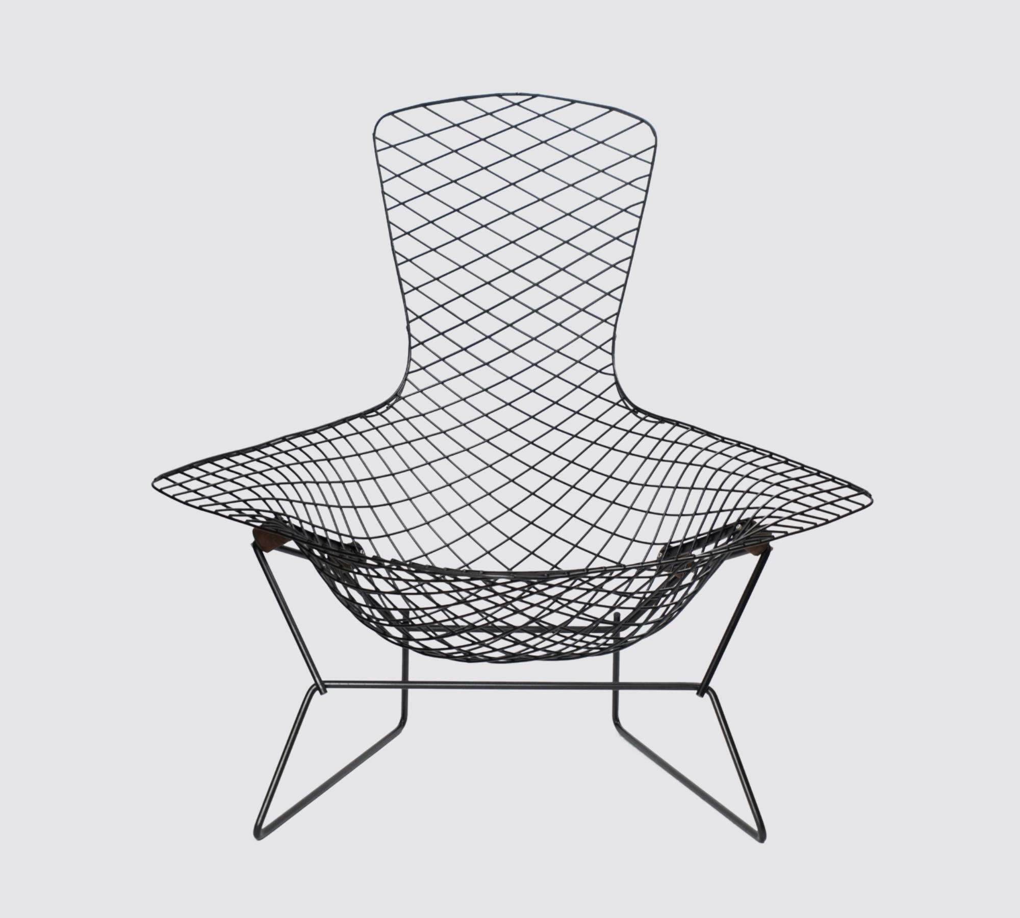 Bertoia Bird Chair Schwarzes Gestell 3