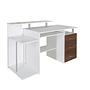 WORKSPACE H IV Desk Wood White/Walnut 9