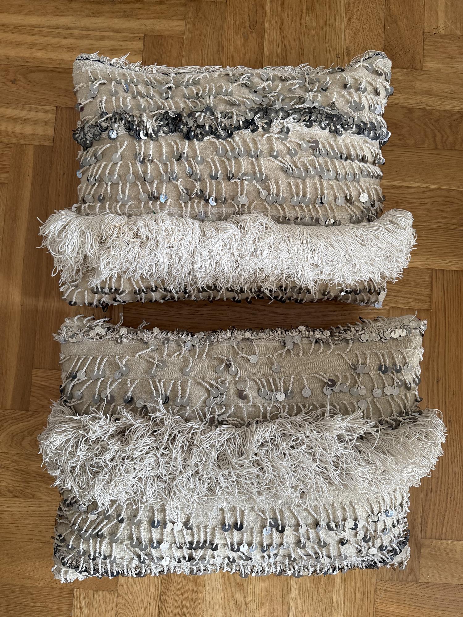 2x Pillowcase Cotton Beige 3