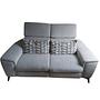 2-Sitzer Sofa mit Relaxfunktion Grau 0
