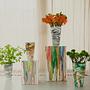 Conic Vase Kunststoff Grau 4