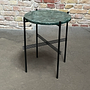 TS Side Table Beistelltisch Marmor Metall Grün 1