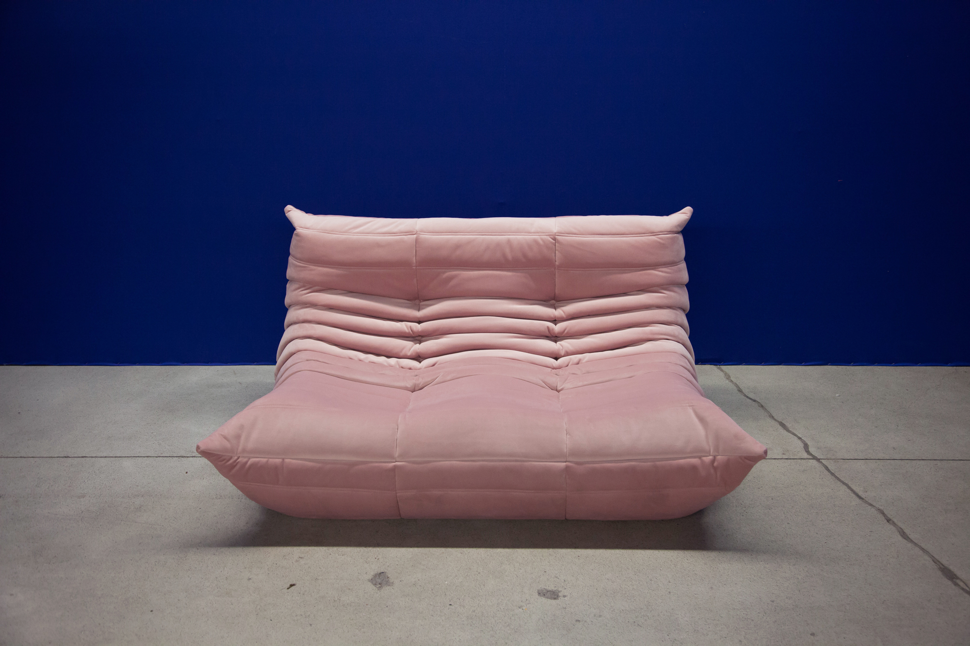 Togo Lounge Set 5-pc. Velvet Light Pink 2