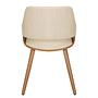 Polsterstuhl 2er-Set Stoff Creme 3
