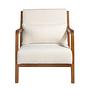 Armchair Textile White 1