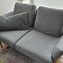 2x Sofa Wolle Grau 0
