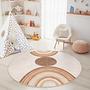 Boho-Rainbow Children's Rug Multicolored Ø120cm 3