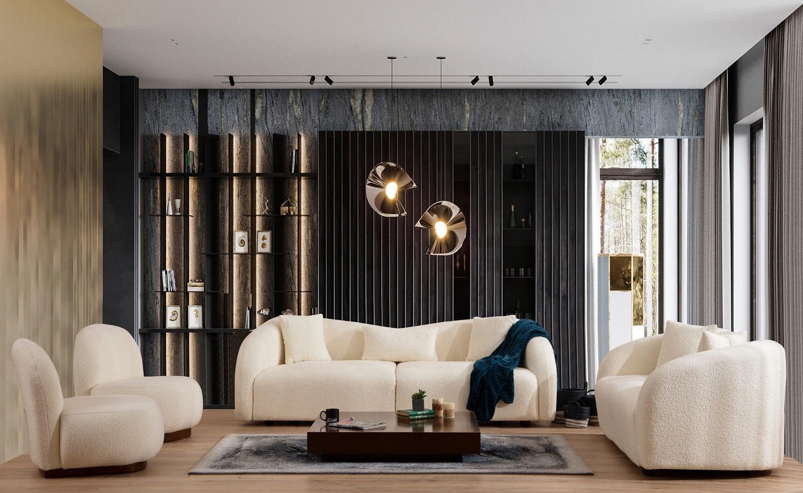 Venice Sofa 3-seater Cream 7